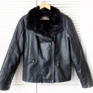 Black Pleather Jacket